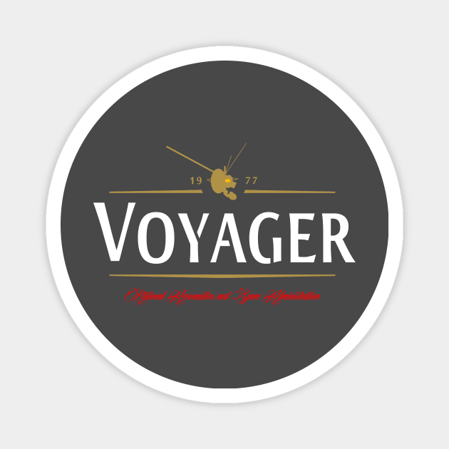 Voyager Stout Magnet by Geeky Science Nerd